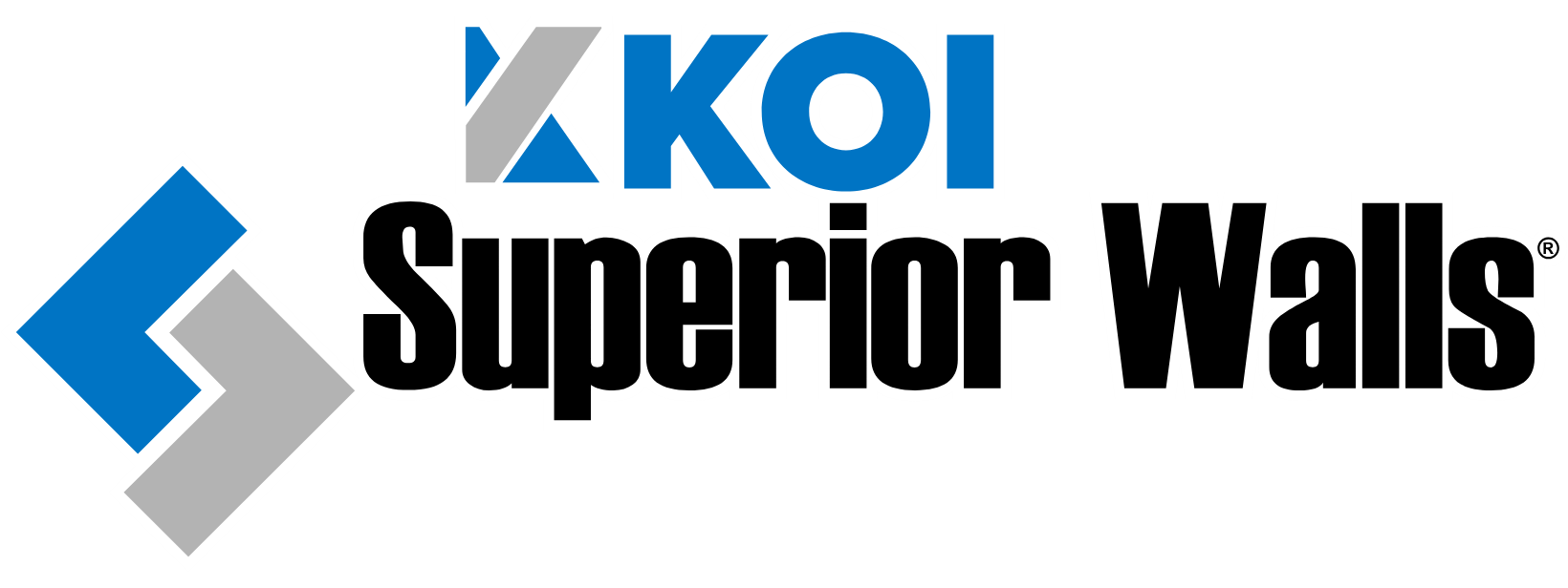 logo white KOI Superior Walls